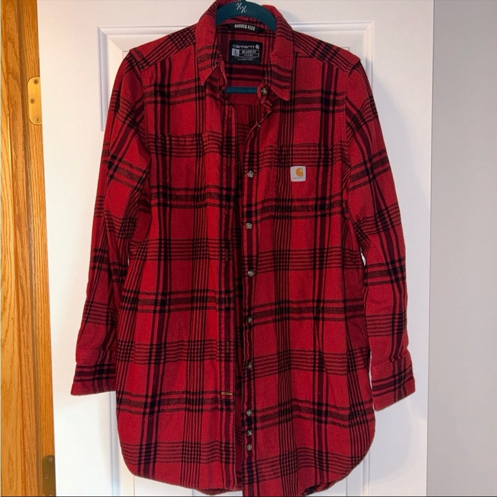 Womens Carhartt flannel size large
